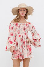 Load image into Gallery viewer, Victoria Floral Smocked Romper
