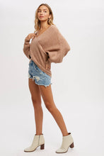 Load image into Gallery viewer, Maribel cross knit sweater (Ruby)
