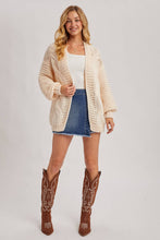 Load image into Gallery viewer, Maisie cable knit cardigan (cream)
