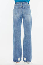 Load image into Gallery viewer, Tessa 90’s high rise criss cross straight jeans
