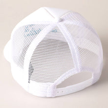 Load image into Gallery viewer, Howdy Darlin' Pink Embroidered Mesh Back Trucker Cap
