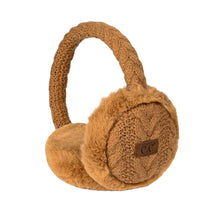 Load image into Gallery viewer, Cable Knitted Faux Fur Ear Muffs
