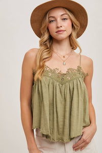 Kelsey Floral Crochet top