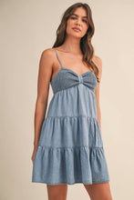 Load image into Gallery viewer, Katy Smocked Denim Dress
