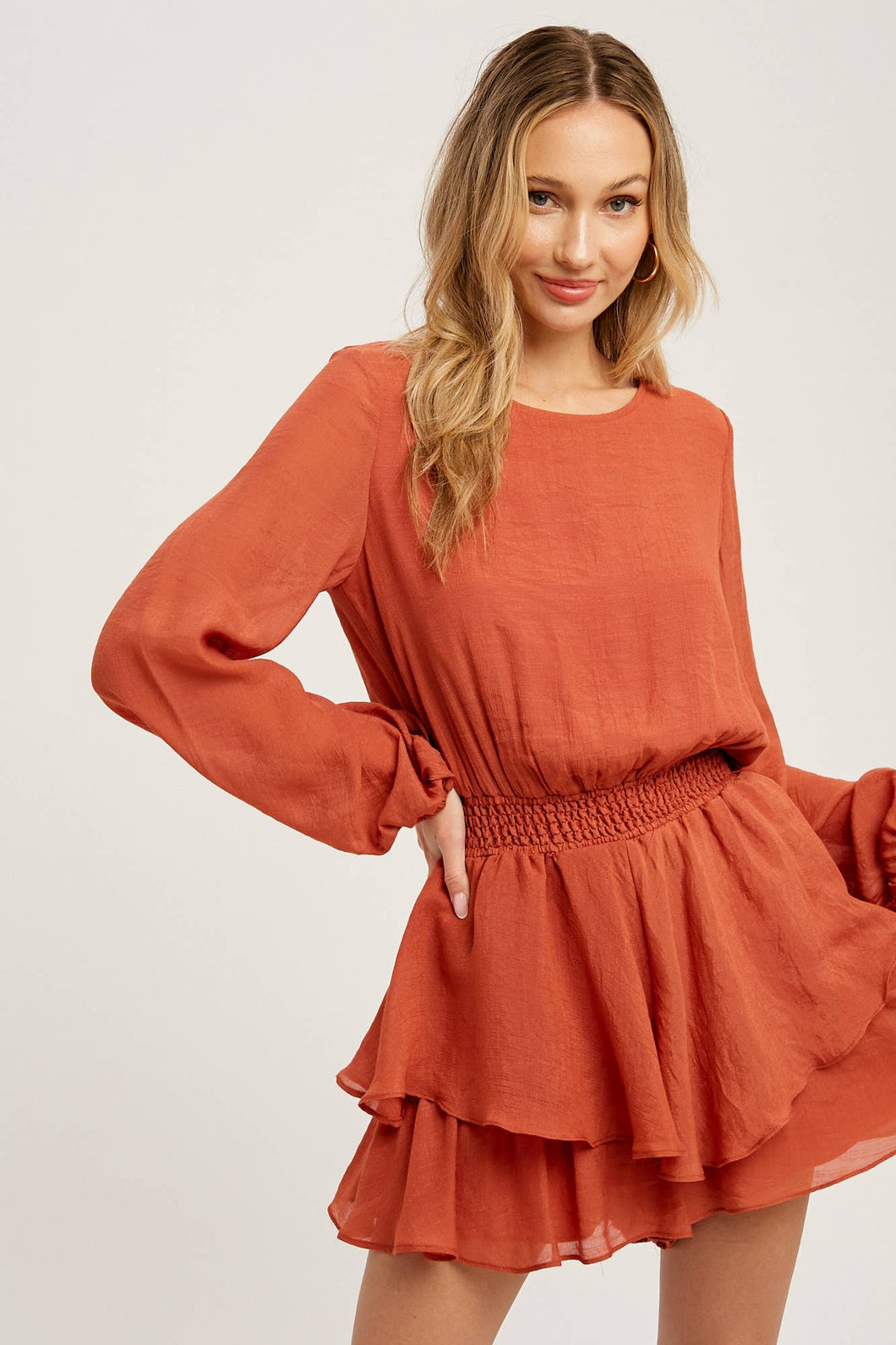 Abby ruffle romper