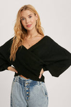 Load image into Gallery viewer, Maribel cross knit sweater (Ruby)
