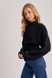 Sierra Bow Knit Sweater (black)