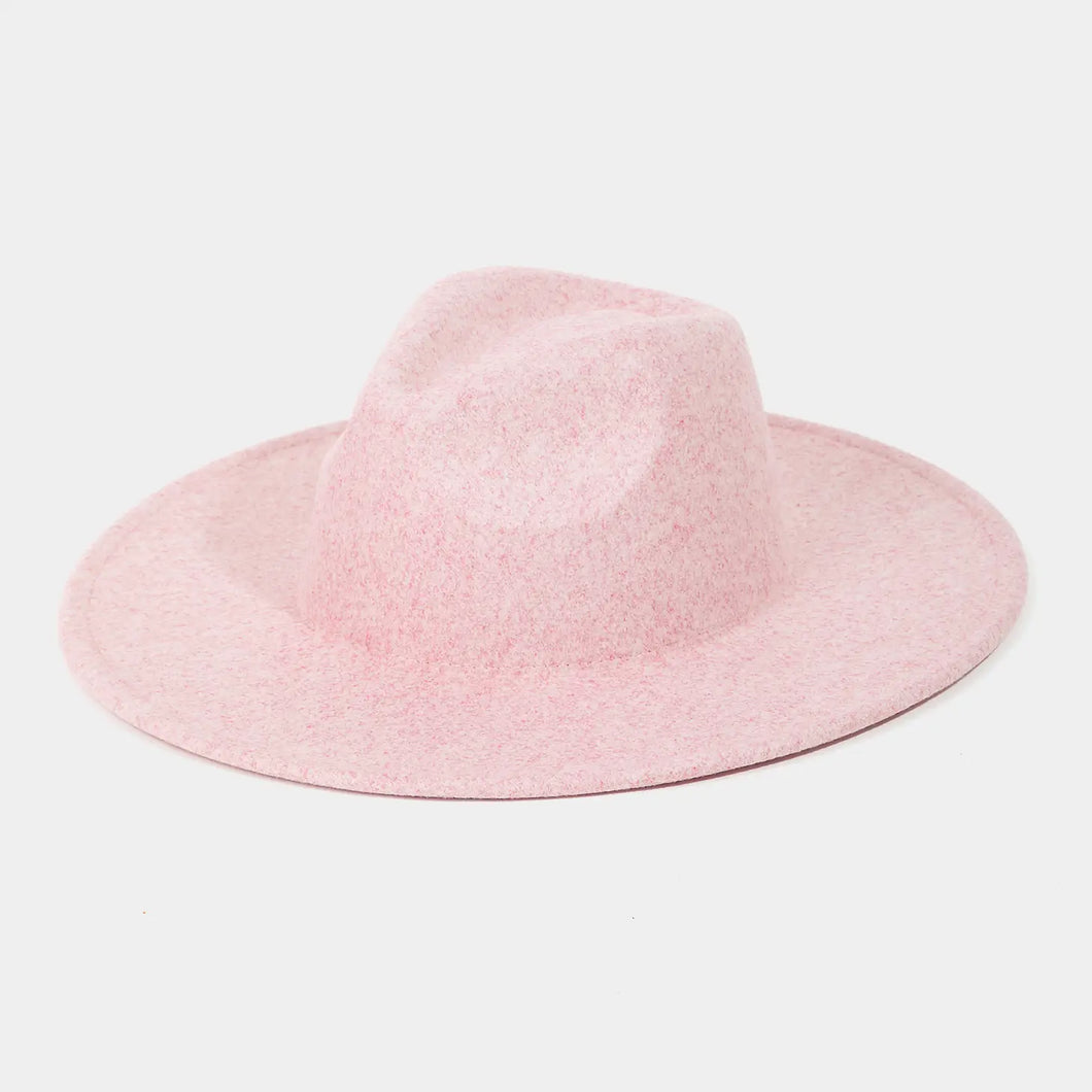Light pink Fedora Hat