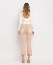 Load image into Gallery viewer, Sammie high rise distressed crop flare jeans
