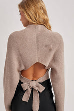 Load image into Gallery viewer, Sierra Bow Knit Sweater (taupe)
