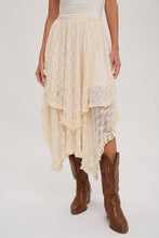 Load image into Gallery viewer, Maddy lace skirt (cream)
