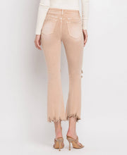 Load image into Gallery viewer, Sammie high rise distressed crop flare jeans
