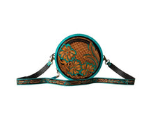 Load image into Gallery viewer, Priceless Love Hand-Tooled Round Bag
